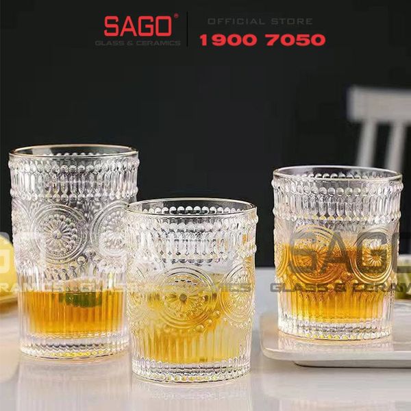  Deli DSKB040-2A - Ly Thủy Tinh Deli Whisky High Ball 350ml | Thủy Tinh Cao Cấp 