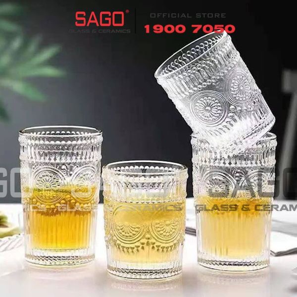  Deli DSKB040-2A - Ly Thủy Tinh Deli Whisky High Ball 350ml | Thủy Tinh Cao Cấp 