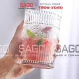  Deli DSKB040-2A - Ly Thủy Tinh Deli Whisky High Ball 350ml | Thủy Tinh Cao Cấp 