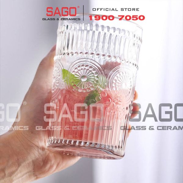  Deli DSKB040-2A - Ly Thủy Tinh Deli Whisky High Ball 350ml | Thủy Tinh Cao Cấp 