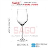  IDELITA 93BD65 - Ly thủy tinh Pha Lê IDELITA Victorian Burgundy wine Crystal glasses 650ml | Thủy Tinh Pha Lê Cao cấp 