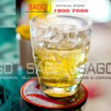 Union 338 - Ly Thủy Tinh Union Neo Rock Glass 260ml | Thủy Tinh Cao Cấp Nhập Khẩu Thái Lan 