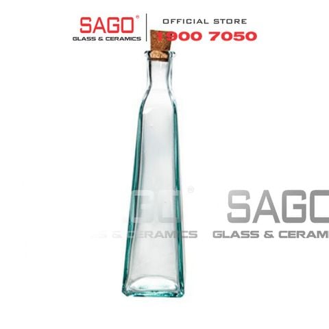  VSM V5311 - Chai Thủy Tinh Tái Chế Vidrios San Miguel BOT.PIRAMIDE GDE.T/C 350ml | Nhập Khẩu Tây Ban Nha 