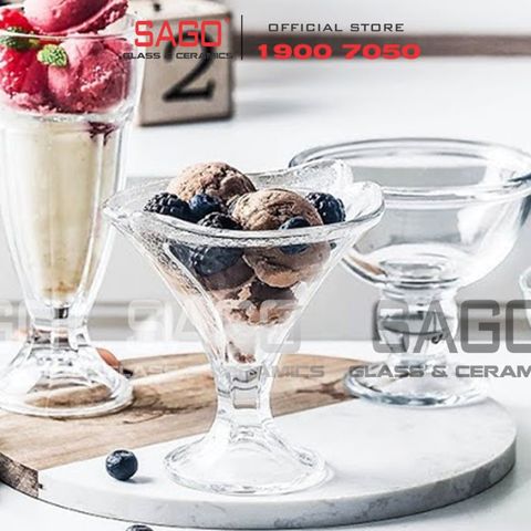  Pasabahce 51328 - Ly Thủy Tinh Pasabahce Ice Cream Cup 300ml | Nhập Khẩu Thổ Nhĩ Kỳ 