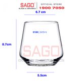  Pasabahce 420184 - Ly Thủy Tinh Pasabahce Allegra Whisky Glass 345ml | Nhập Khẩu Thổ Nhĩ Kỳ 