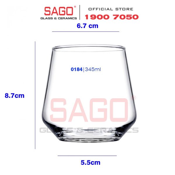  Pasabahce 420184 - Ly Thủy Tinh Pasabahce Allegra Whisky Glass 345ml | Nhập Khẩu Thổ Nhĩ Kỳ 