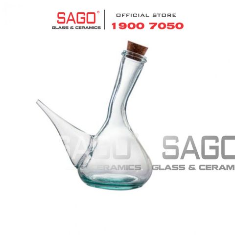  VSM V4227_1.1 - Bình Thủy Tinh Tái Chế Vidrios San Miguel PORRON MAQUINA T/CORCHO 250ml | Nhập Khẩu Tây Ban Nha 