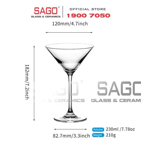  IDELITA 99MN23 - Ly thủy tinh Pha Lê IDELITA Rhine Charm Cocktail Crystal glasses 230ml | Thủy Tinh Pha Lê Cao cấp 