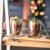  Wilmax England 888730/A - Ly Thủy Tinh 2 lớp Wilmax England Thermo 150ml | Thủy Tinh Cao Cấp Chịu Nhiệt 