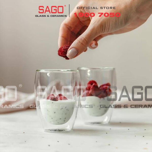  Wilmax England 888730/A - Ly Thủy Tinh 2 lớp Wilmax England Thermo 150ml | Thủy Tinh Cao Cấp Chịu Nhiệt 