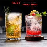  Deli DSKB040-2B - Ly Thủy Tinh Deli Whisky High Ball 350ml | Thủy Tinh Cao Cấp 