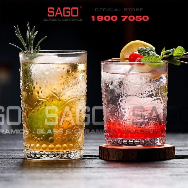  Deli DSKB040-2B - Ly Thủy Tinh Deli Whisky High Ball 350ml | Thủy Tinh Cao Cấp 