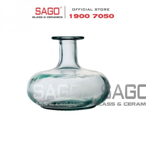  VSM V4402 - Bình Hoa Thủy Tinh Tái Chế Vidrios San Miguel FLORERO BOTELLA Cao 12cm | Nhập Khẩu Tây Ban Nha 