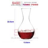  Pasabahce 64110 - Bình Rót Thủy Tinh Pasabahce Pengo Superior Decanter 1250ml | Nhập Khẩu Thổ Nhĩ Kỳ 