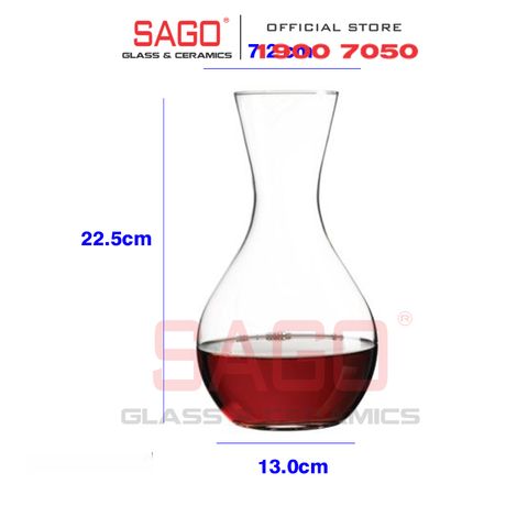  Pasabahce 64110 - Bình Rót Thủy Tinh Pasabahce Pengo Superior Decanter 1250ml | Nhập Khẩu Thổ Nhĩ Kỳ 
