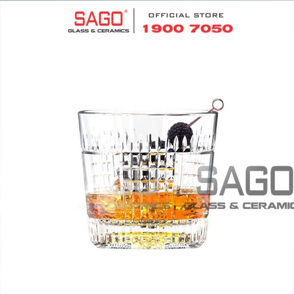  Ocean P04261 - Ly Thủy Tinh Ocean Matter Fix Double Rock Glass 355ml | Nhập Khẩu Thái Lan 