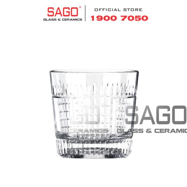  Ocean P04261 - Ly Thủy Tinh Ocean Matter Fix Double Rock Glass 355ml | Nhập Khẩu Thái Lan 