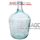  VSM V5743 - Bình Hoa Thủy Tinh Tái Chế Vidrios San Miguel GARRAFA BOTELLA Cao 42cm | Nhập Khẩu Tây Ban Nha 