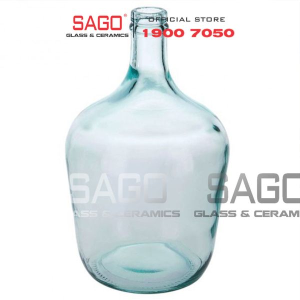  VSM V5743 - Bình Hoa Thủy Tinh Tái Chế Vidrios San Miguel GARRAFA BOTELLA Cao 42cm | Nhập Khẩu Tây Ban Nha 