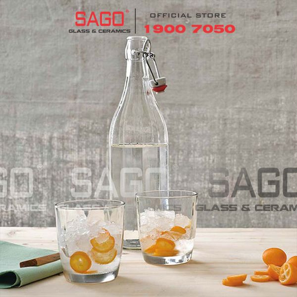  Bormioli Rocco 390851MB - Chai Thủy Tinh Bormioli Rocco Oxford 500ml  | Nhập Khẩu Italia 