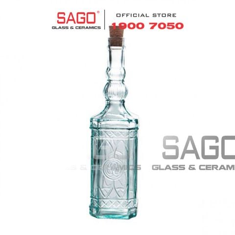  VSM V5032 - Chai Thủy Tinh Tái Chế Vidrios San Miguel BOTELLA MIGUELETE 500ml | Nhập Khẩu Tây Ban Nha 