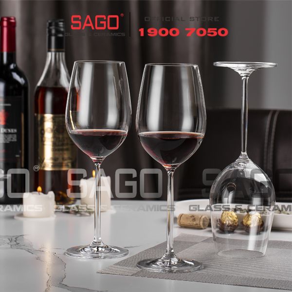  IDELITA 88BJ51 - Ly thủy tinh Pha Lê IDELITA Danube Melodic Red wine Crystal glasses 510ml | Thủy Tinh Pha Lê Cao cấp 