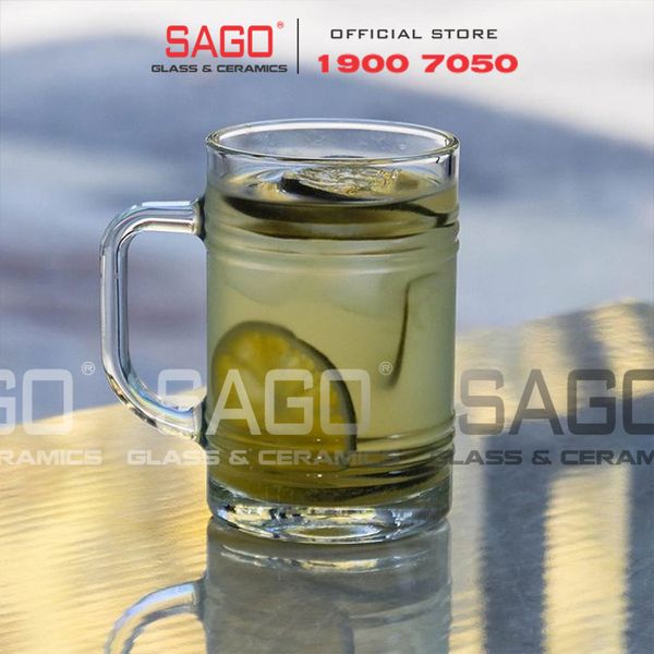  Pasabahce 55673 - Ly Thủy Tinh Pasabahce Mug Tincan 400ml | Nhập Khẩu Thổ Nhĩ Kỳ 
