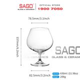  IDELITA 99CN65 - Ly thủy tinh Pha Lê IDELITA Rhine Charm Cognac wine Crystal glasses 650ml | Thủy Tinh Pha Lê Cao cấp 