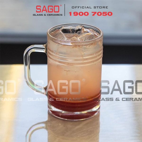  Pasabahce 55673 - Ly Thủy Tinh Pasabahce Mug Tincan 400ml | Nhập Khẩu Thổ Nhĩ Kỳ 