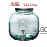  VSM V5296G20 - Bình Nước Thủy Tinh Tái Chế Vidrios San Miguel BEVERAGE AUTHENTIC 6.0 Lít | Nhập Khẩu Tây Ban Nha 