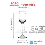  IDELITA 99LQ08 - Ly thủy tinh Pha Lê IDELITA Rhine Charm Liqueur Crystal glasses 80ml | Thủy Tinh Pha Lê Cao cấp 