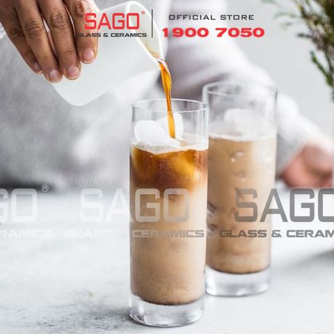  Union 408 - Ly Thủy Tinh Union Sanmarino Hight Ball 290ml | Thủy Tinh Cao Cấp Nhập Khẩu Thái Lan 