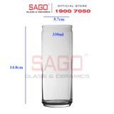  LIBBEY 825053 - Ly thủy tinh Libbey Skinny Can 330ml | Nhập Khẩu E.U 