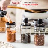  Hũ Thủy Tinh Gia Vị Có Thìa 250ml Viền Inox Cao Cấp | Thủy Tinh Cao cấp 