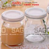  Hũ Thủy Tinh Pudding Lùn 100ml Nắp Nhựa | Thủy Tinh Cao Cấp 