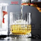  DELI DSKB103-1F - Ly Thủy Tinh Delisoga Elysia Whisky Glass 210ml | Thủy Tinh Cao Cấp 