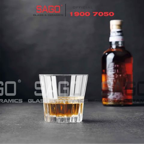  Pasabahce 1205181 - Ly Thủy Tinh pha lê Pasabahce Crystallin Sword Whiskey Glass 350ml | Nhập Khẩu Thổ Nhĩ Kỳ 