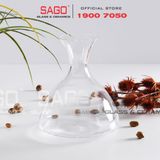  Pasabahce 625512 - Bình Thủy Tinh pha lê Pasabahce Crystallin Vintage carafe Glass 2000ml | Nhập Khẩu Thổ Nhĩ Kỳ 