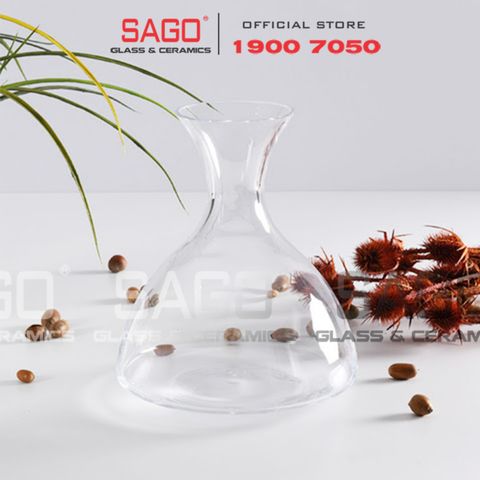  Pasabahce 625512 - Bình Thủy Tinh pha lê Pasabahce Crystallin Vintage carafe Glass 2000ml | Nhập Khẩu Thổ Nhĩ Kỳ 