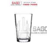  Pasabahce 1205221 - Ly thủy tinh Pasabahce Novalties Scala Long drink Glass 330ml | Nhập Khẩu Thổ Nhĩ Kỳ 