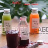  Chai Thủy tinh vuông 350ml Cao Cấp | Tùy chọn Loại nắp 