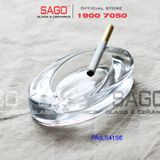 Pasabahce 54156 - Gạt Tàn Thủy Tinh Pasabahce crystal Oval | Nhập Khẩu Thổ Nhĩ Kỳ 