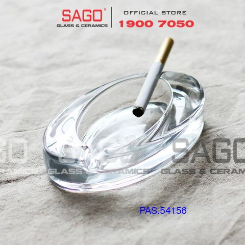  Pasabahce 54156 - Gạt Tàn Thủy Tinh Pasabahce crystal Oval | Nhập Khẩu Thổ Nhĩ Kỳ 