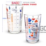  DURALEX D5004A - Ly Thủy Tinh Cường Lực Chia Vạch Duralex Precisio Clear Glass 560ml | Nhập Khẩu Pháp 