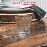  DURALEX D1033A - Ly Thủy Tinh Cường Lực Duralex Prisme Rock Glass 275ml | Nhập Khẩu Pháp 