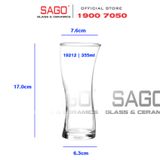  Ocean B19212 - Ly Thủy Tinh Ocean  Sala Long Drink 385ml | Nhập Khẩu Thái Lan 