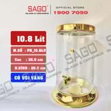  PH 10.8 - Binh Sâm Trụ Phú Hòa 10.8 Lít | Bình Sâm Cao Cấp Việt Nam 