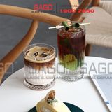  INS DM372 - Ly Thủy Tinh Ly Thủy Tinh INS Diamonds Elysia Hight Ball 260ml | Thủy Tinh Cao Cấp 