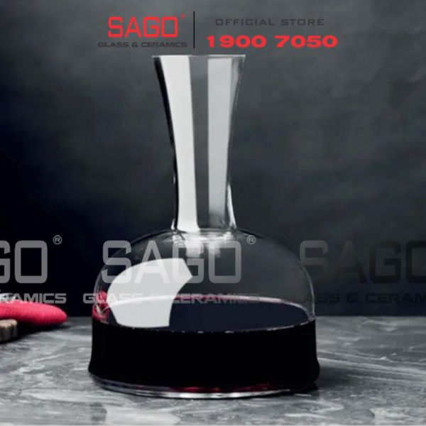  Pasabahce 1205104 - Bình Thủy Tinh pha lê Pasabahce Crystallin Helm carafe Glass 1500ml | Nhập Khẩu Thổ Nhĩ Kỳ 