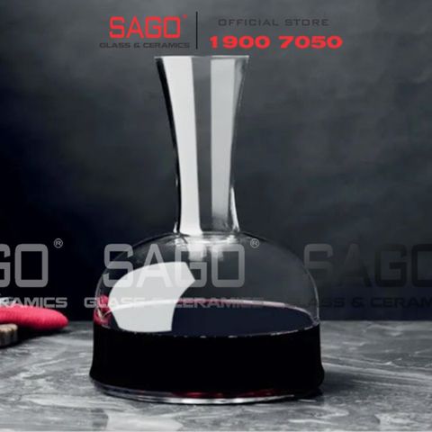  Pasabahce 1205104 - Bình Thủy Tinh pha lê Pasabahce Crystallin Helm carafe Glass 1500ml | Nhập Khẩu Thổ Nhĩ Kỳ 